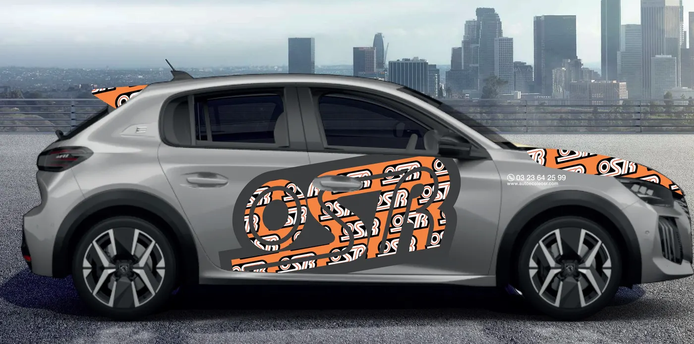 Nouvelle Peugeot 208 aux couleurs de l’Auto École OSR